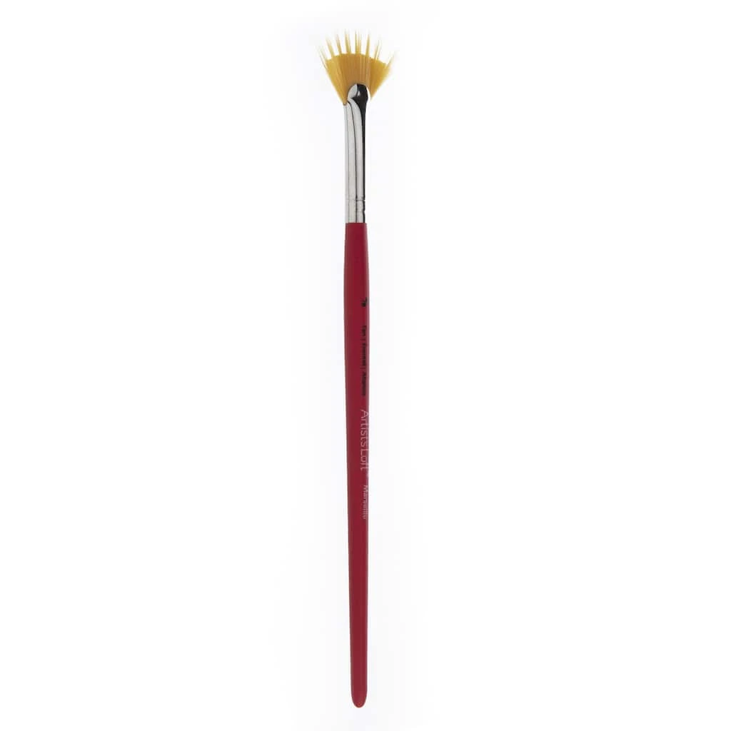 Marseille Wisp Fan Brush for acrylic painting