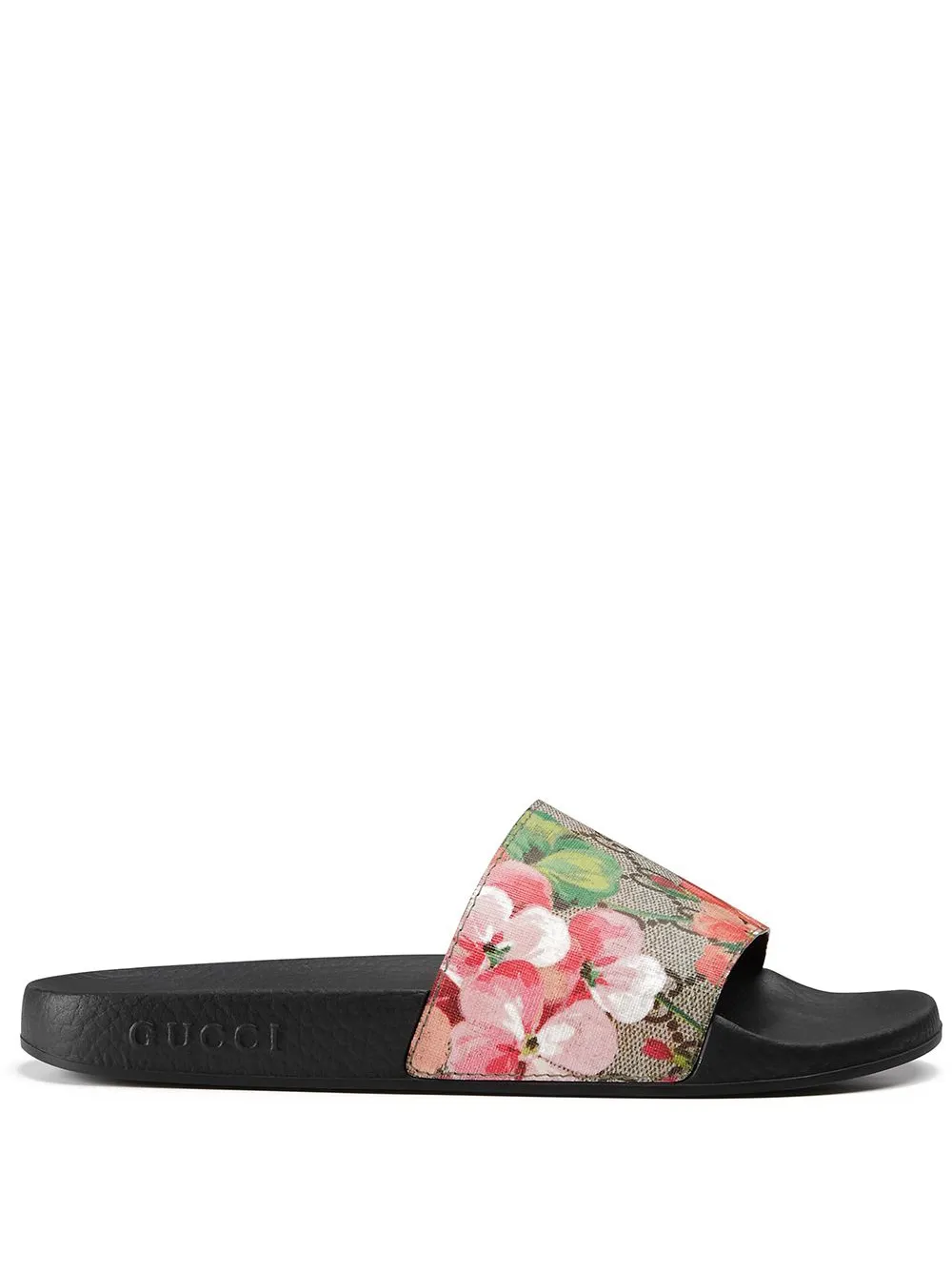 Women Gucci GG Blooms Supreme Slide Sandals