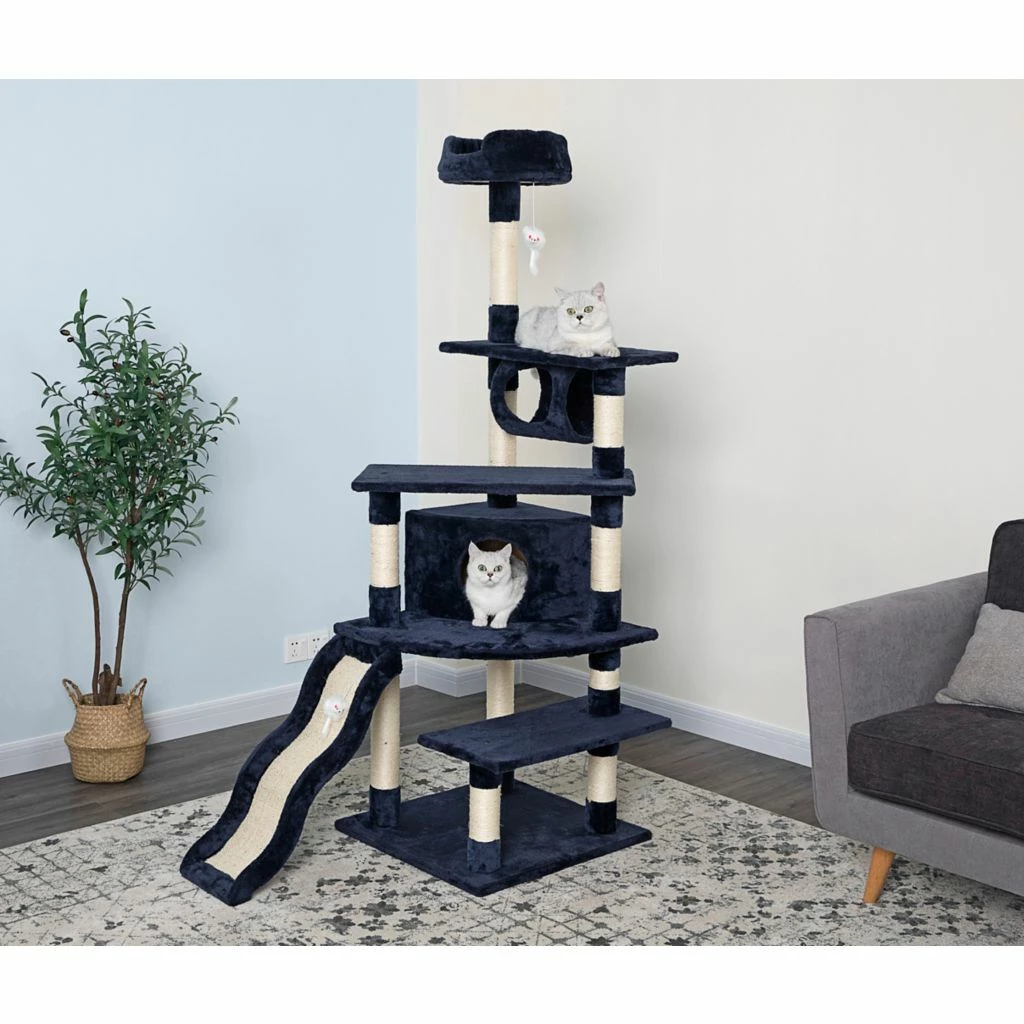 Go Pet Club 70 inch Cat Tree Condo Furniture