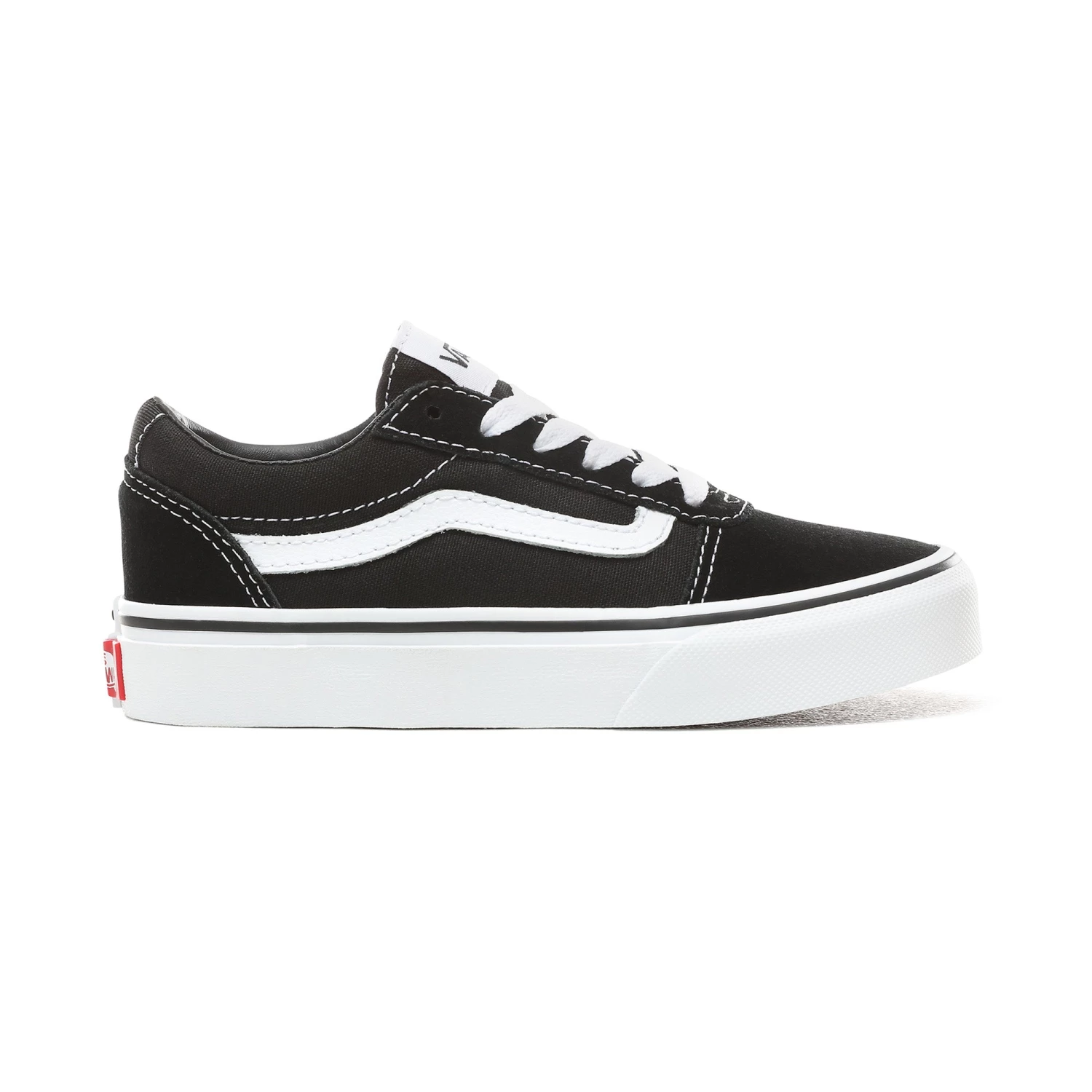 Vans Kids Ward Suede Canvas Black White