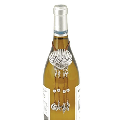 Shell Bottle Necklace Wine Charms