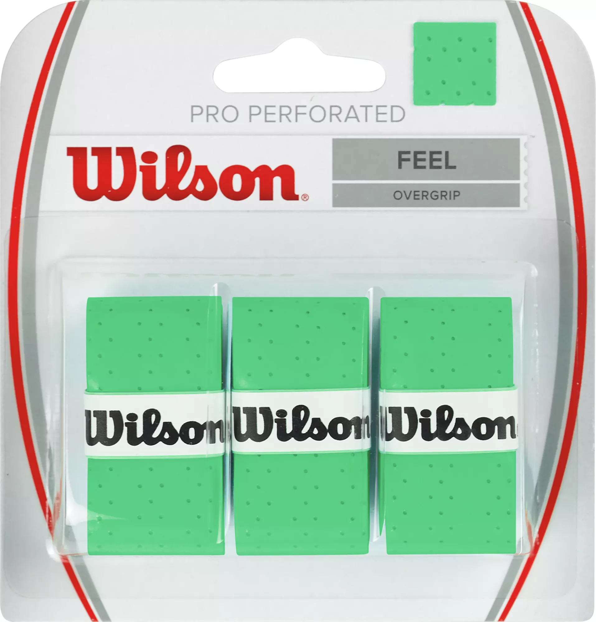 Wilson Pro Perforated Overgrip in Neon Green