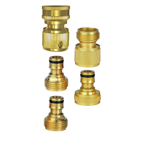 Yardworks 5-Piece Brass Quick Connect Set