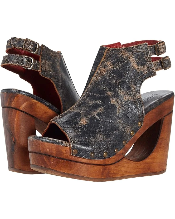Bed Stu Imelda Wedge Heels - Side Profile