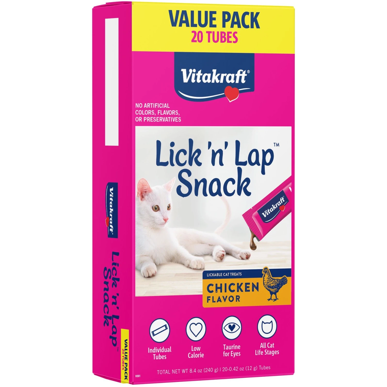 Vitakraft Lick'n' Lap Snack Chicken Lickable Cat Treats