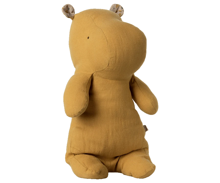 Maileg Safari Friends Medium Hippo Dusty Yellow