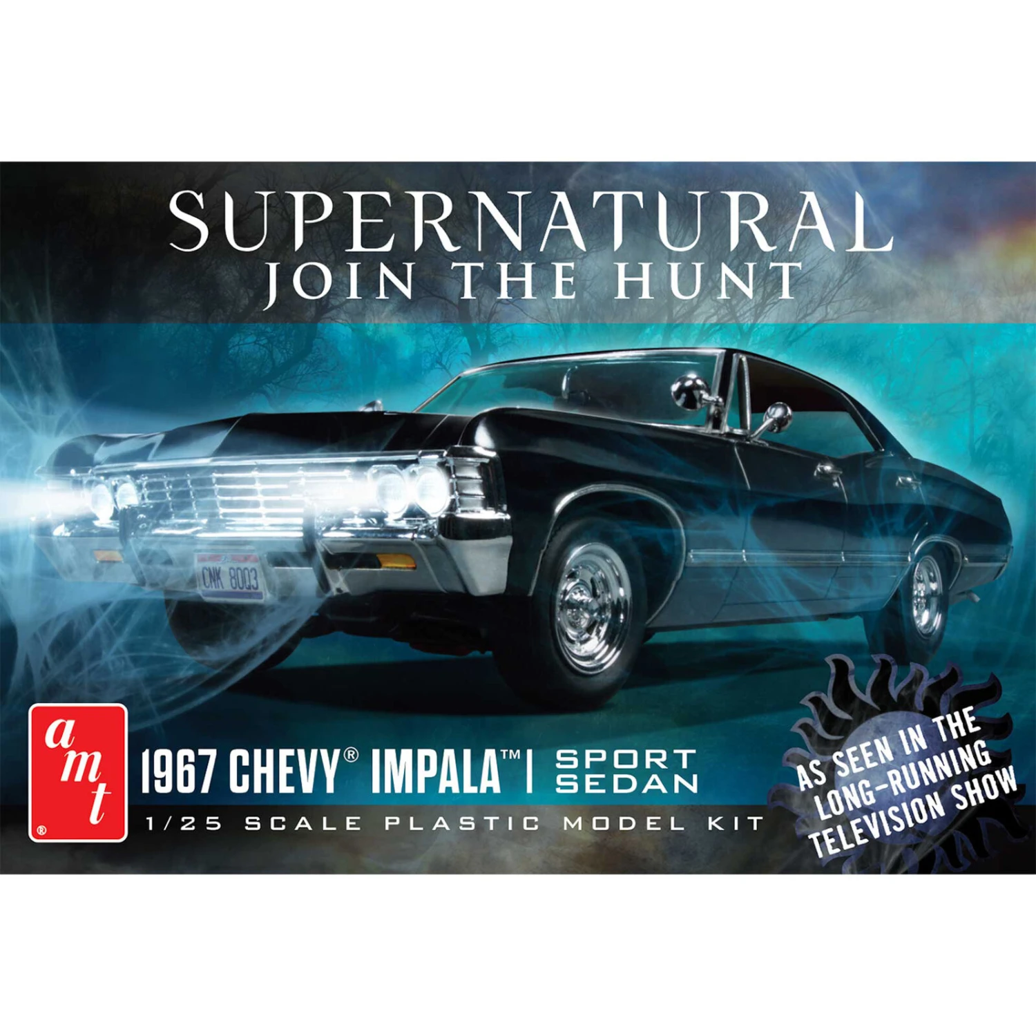 AMT 1/25 1967 Impala Supernatural Model Kit