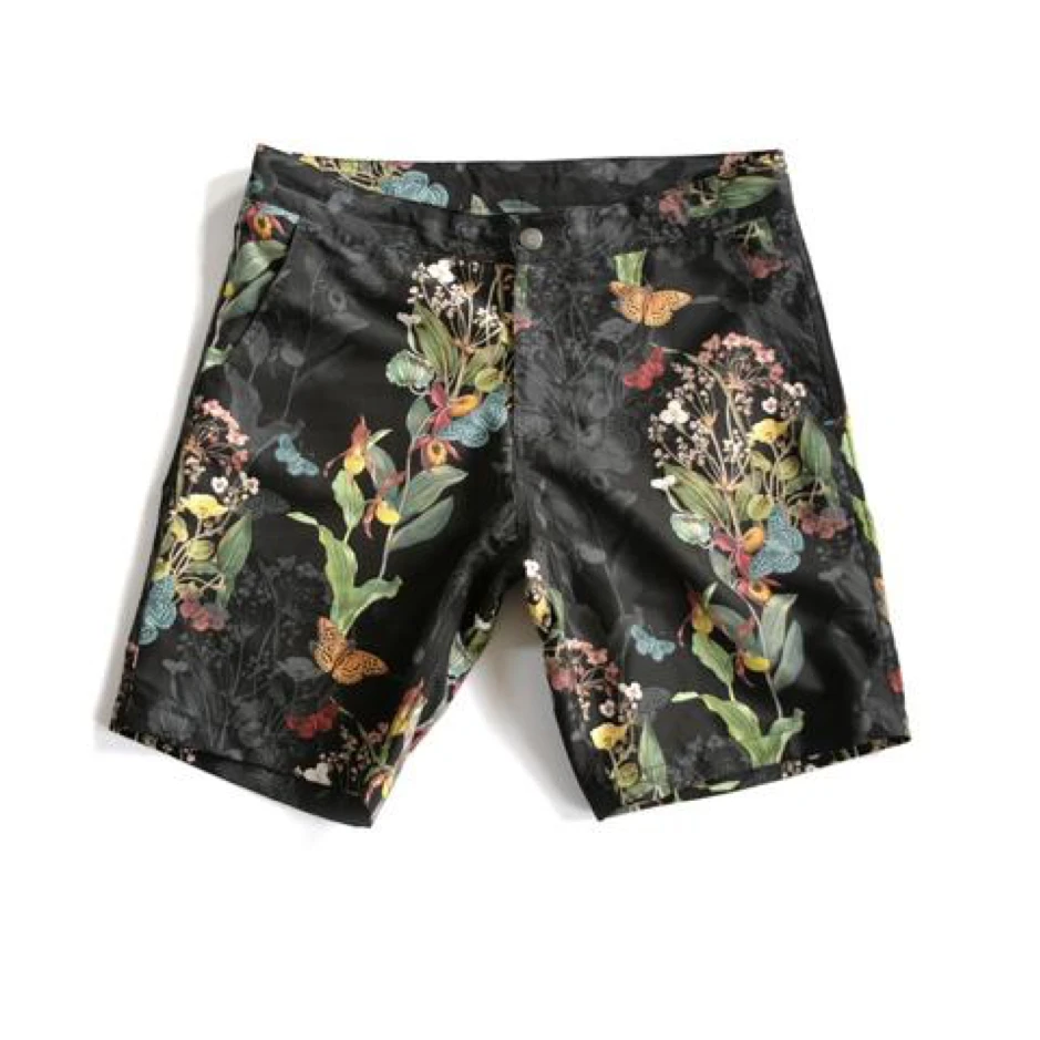 Riz Braunton Board Shorts featuring endangered flower print