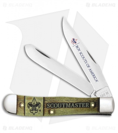 Case Cutlery BSA Scoutmaster Trapper Knife Closeup