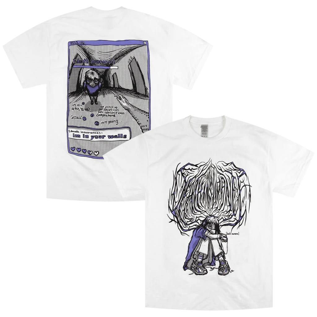 Death Insurance T-shirt front design