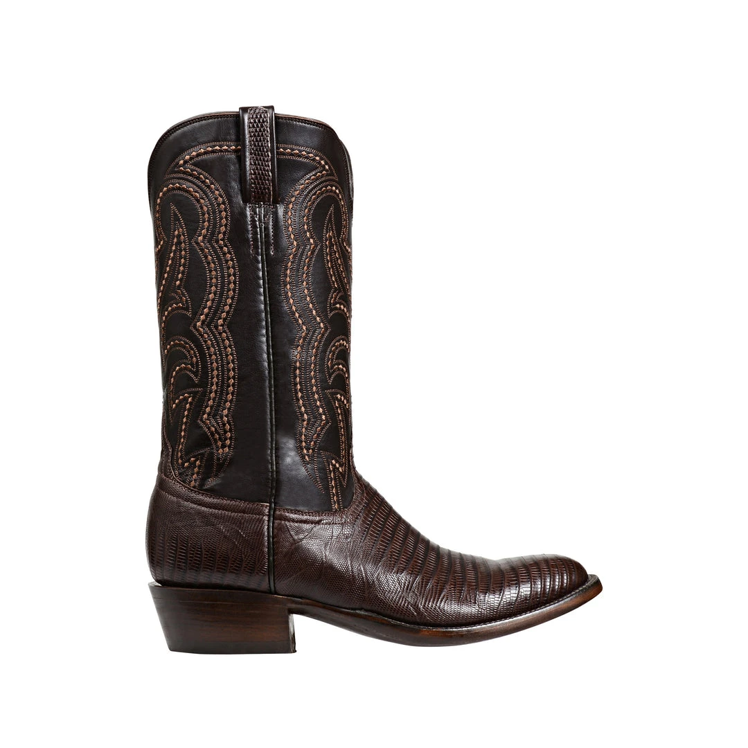 Lucchese Kip Boot in Cigar Dark Brown