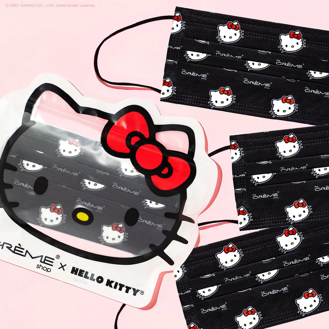 Hello Kitty Black Face Mask