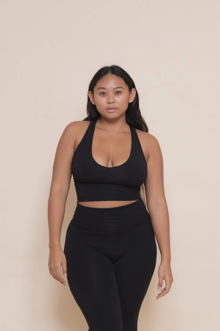 Indigo Luna Agni Cross Top Black