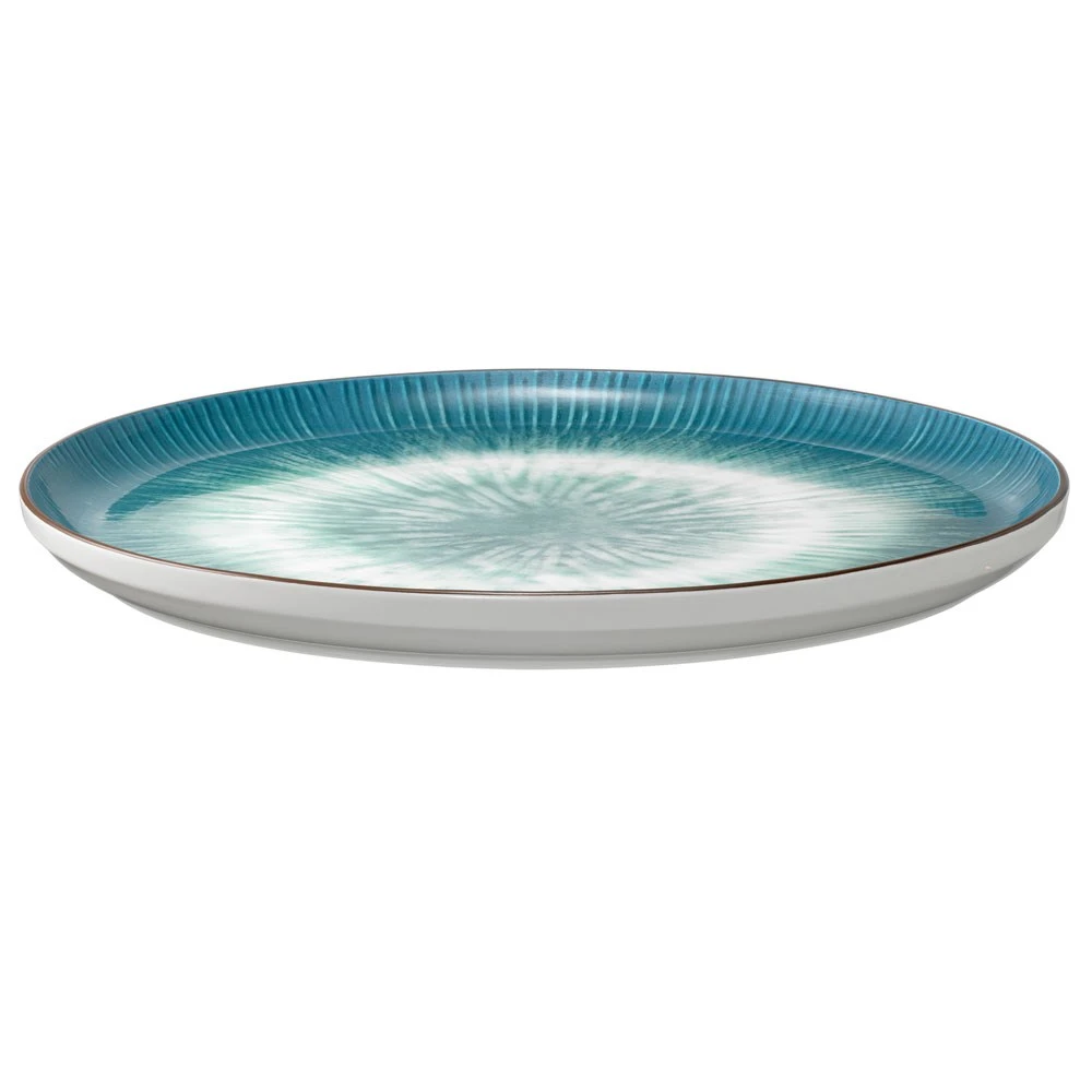 Alex Liddy Jade Round Platter 32cm Teal