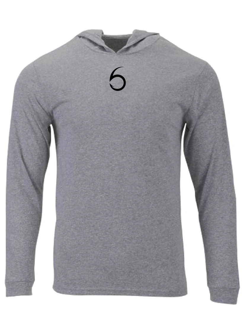 6th Sense Performance 6 Hooded Sunshirt in Heather Gray