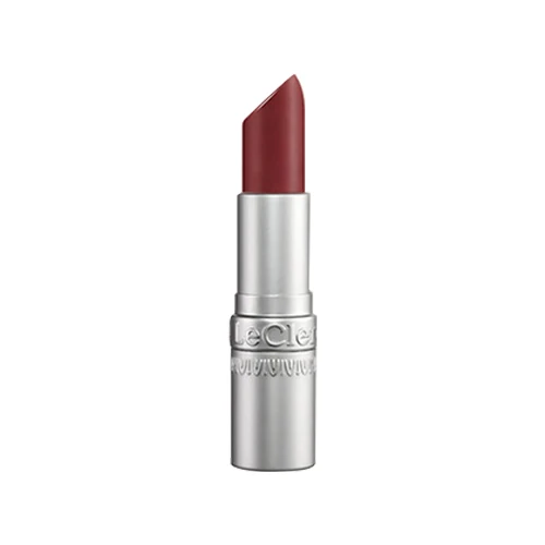 T LeClerc Satin Lipstick in Charnel shade