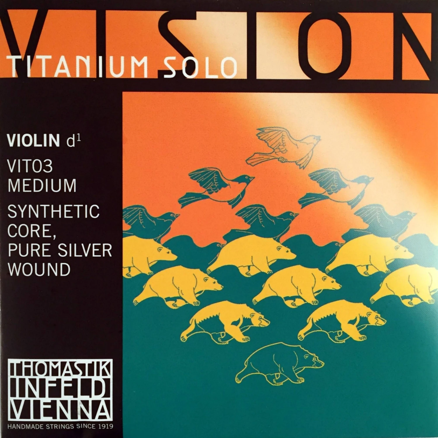 Thomastik Vision Titanium Solo Violin D String