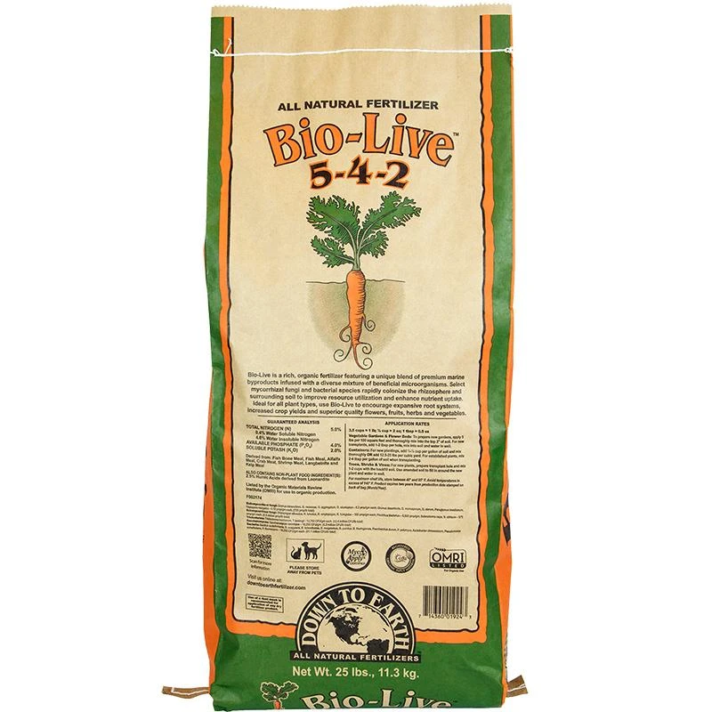 Bio-Live 5-4-2 Organic Fertilizer