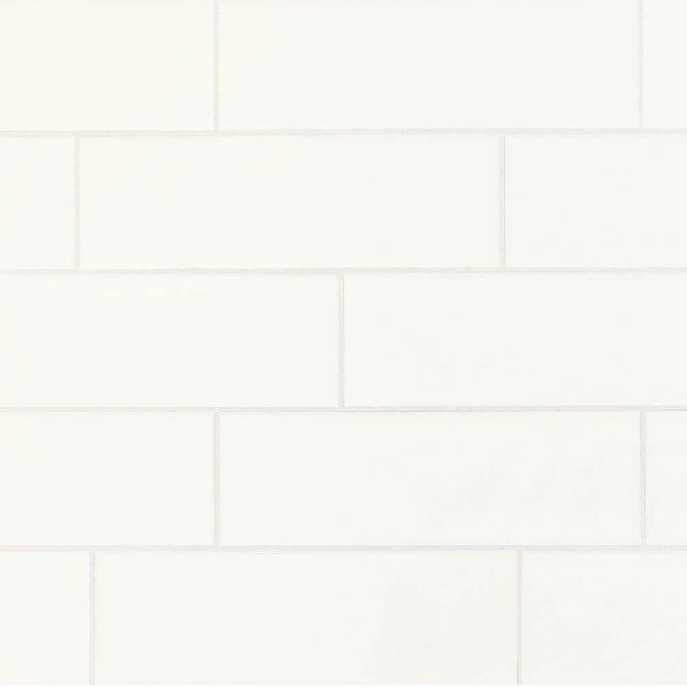 Restore Bright White Glazed Ceramic Subway Tile