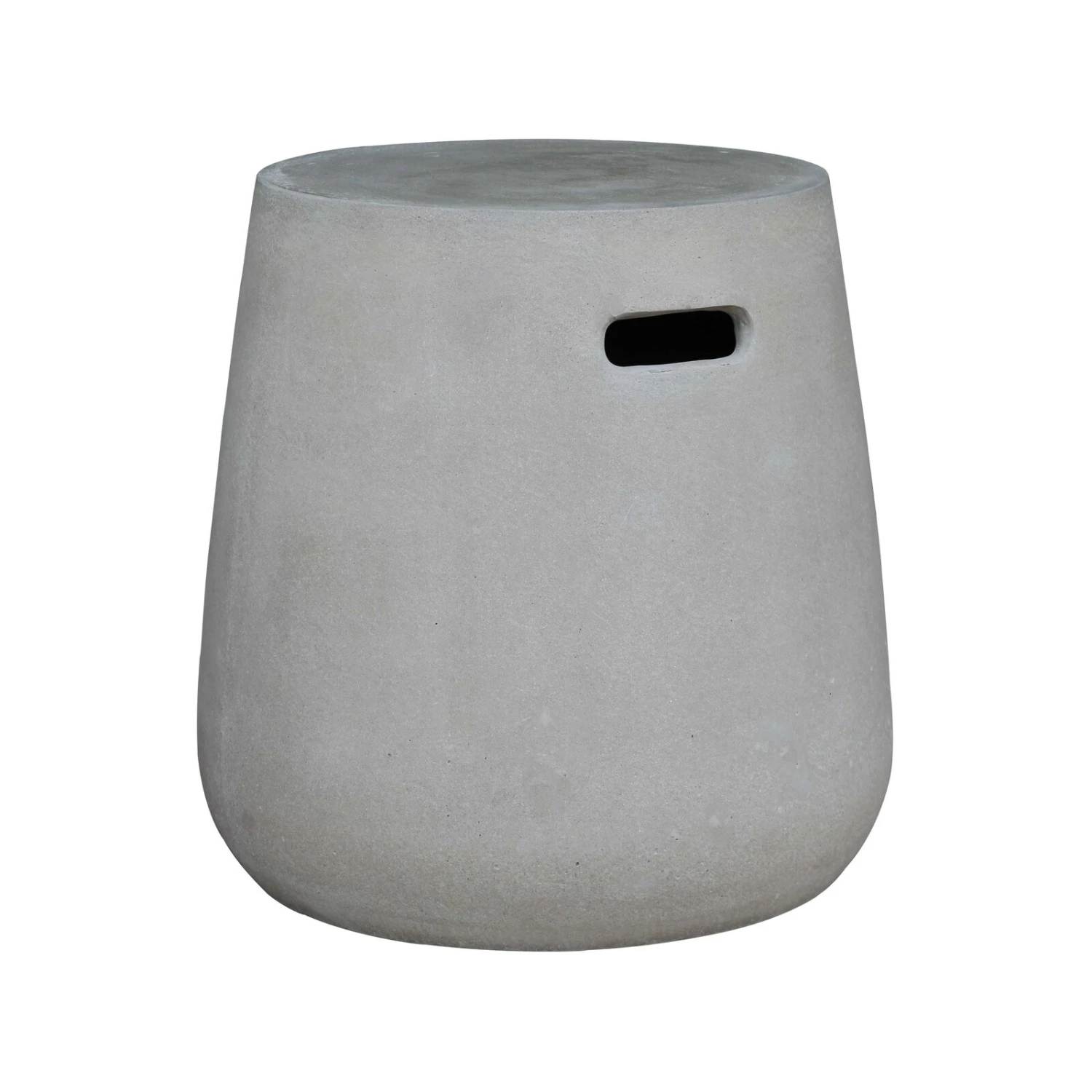 Arlo Fibre Cement Stool in light grey