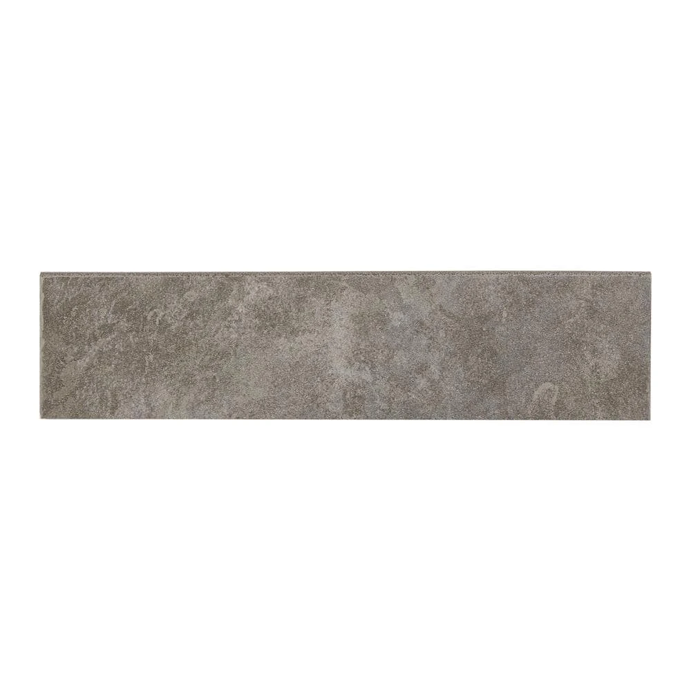Nova Falls Gray Bullnose Trim Tile