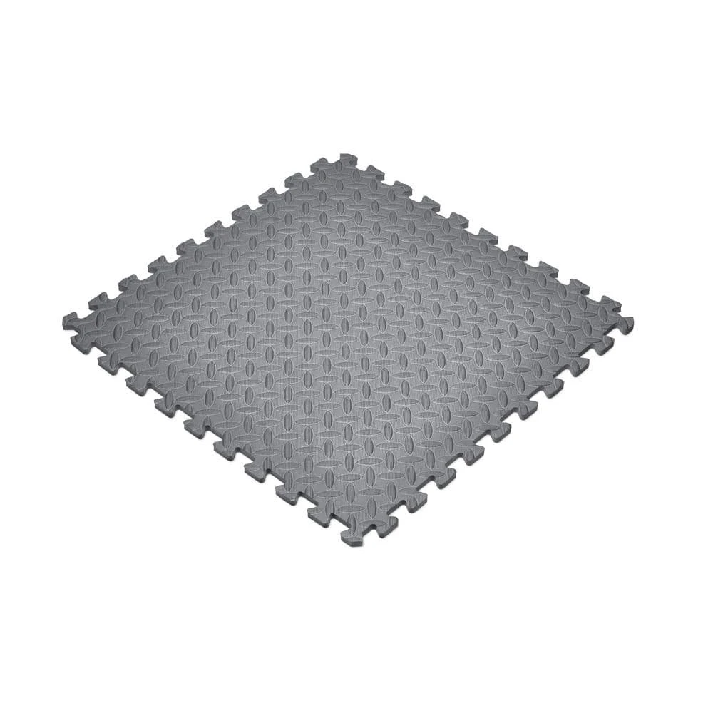 TrafficMaster Gray Gym Floor Tiles