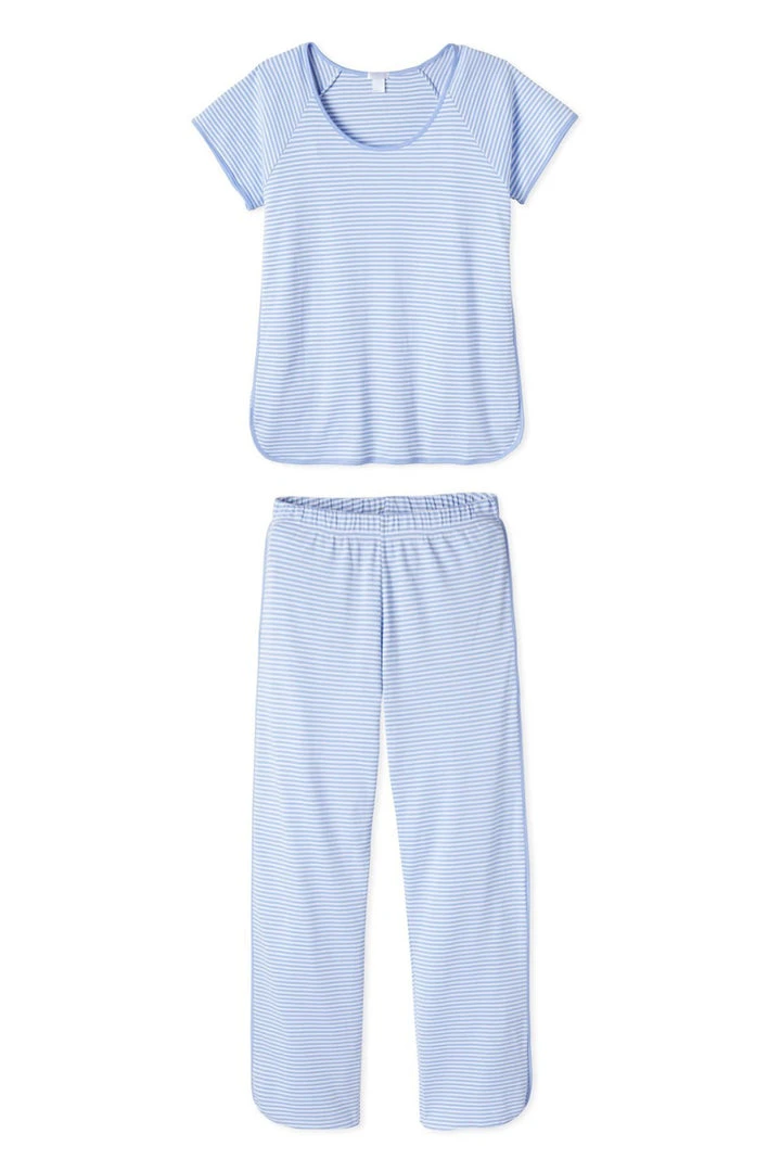 LAKE Pima Short-Long Set in Hydrangea