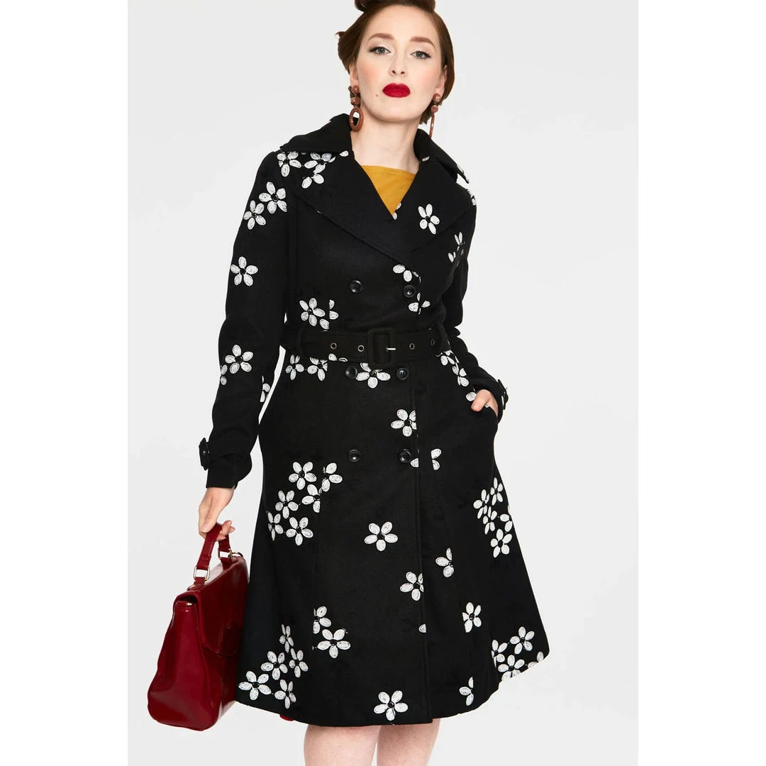 VOODOO VIXEN MARJORIE FLORAL COAT