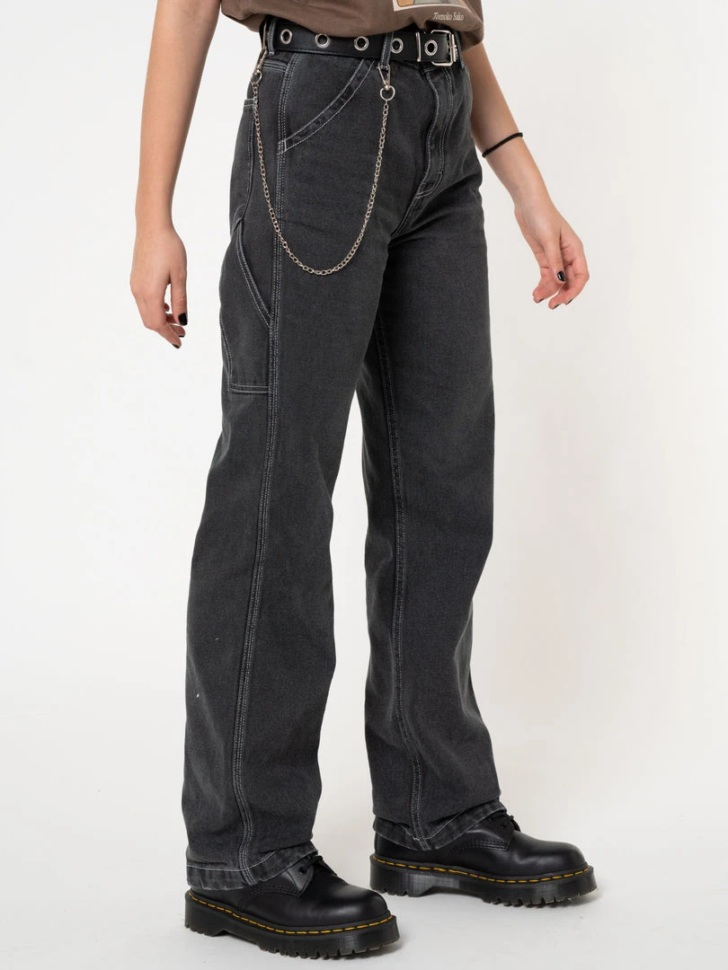 Minga London Washed Black Carpenter Jeans