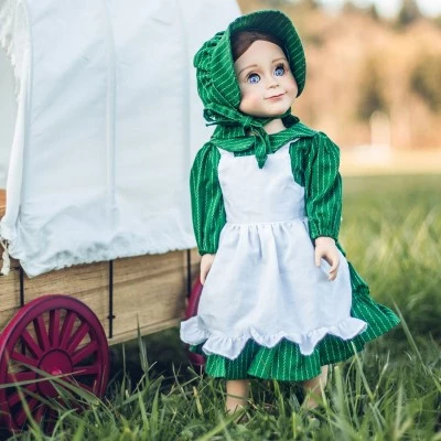 Little House Prairie Dress for 18 inch dolls