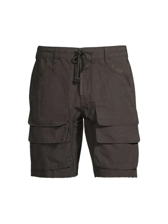 Hudson Jeans Double Cargo Shorts front and back view