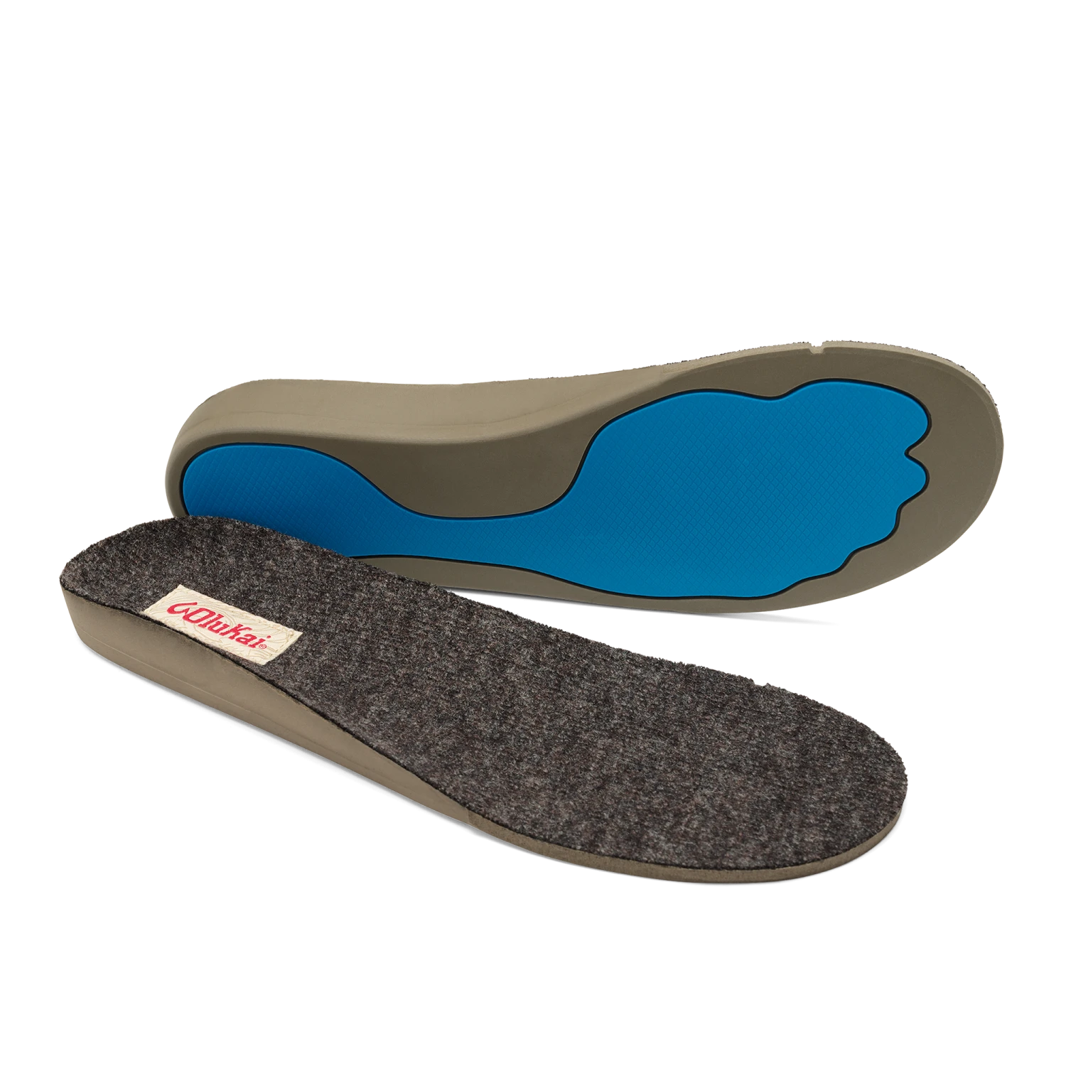 OluKai Men's Slipper Insole - Dark Grey