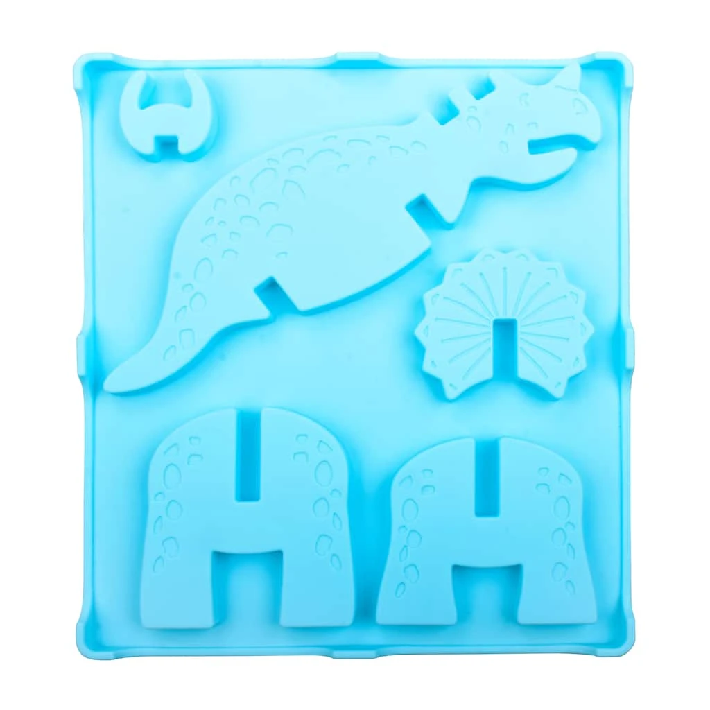 Triceratops silicone puzzle mold for baking