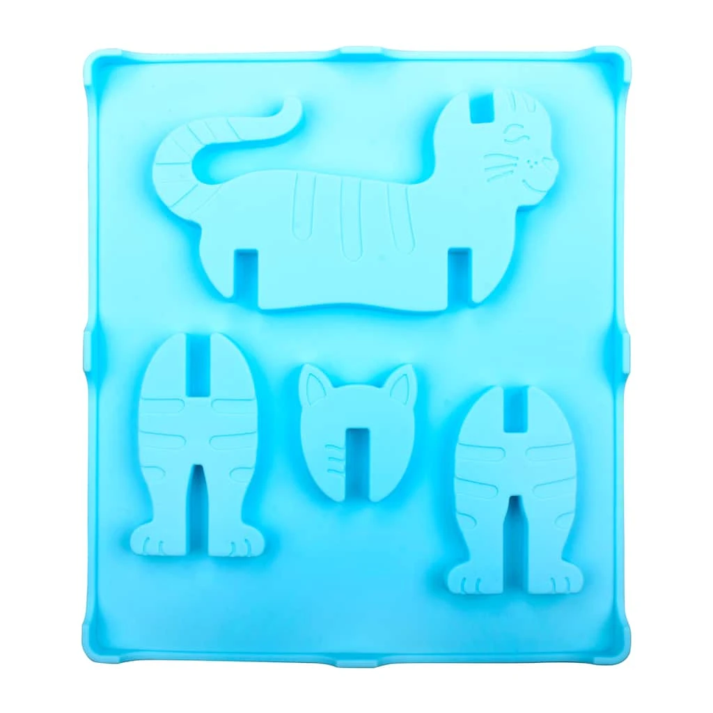 Cat Silicone Puzzle Mold by Celebrate It