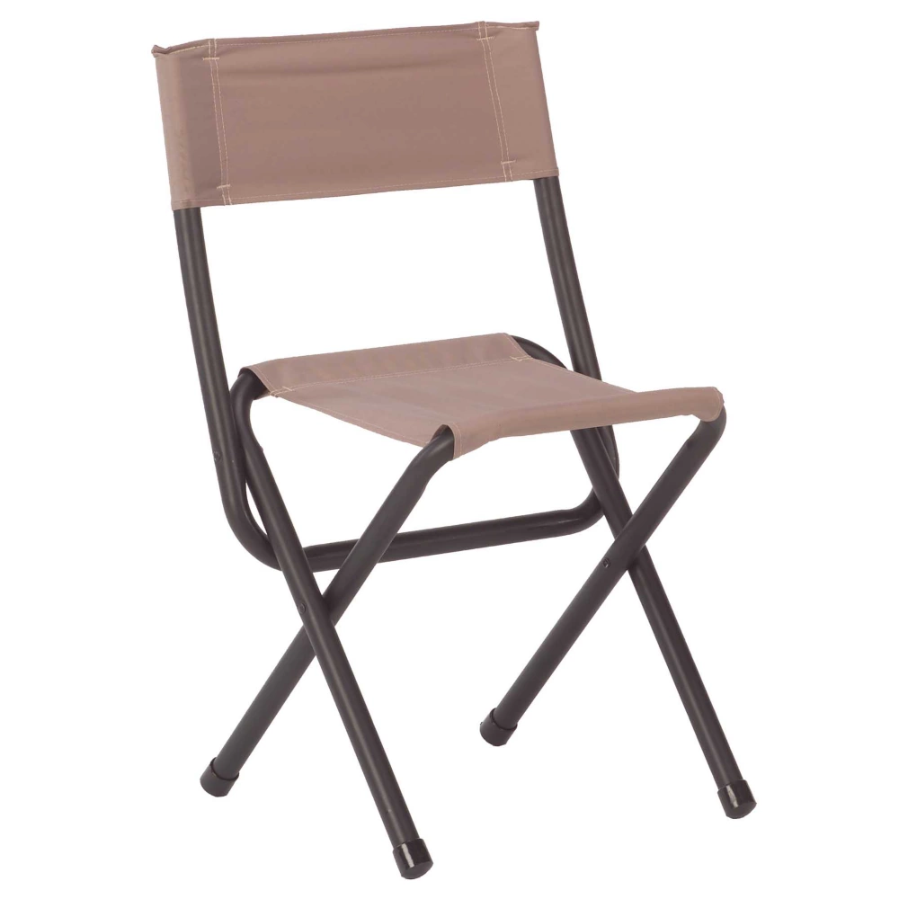 Coleman Woodsman II Chair folded and unfolded