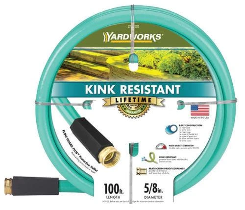 Yardworks kink-resistant garden hose