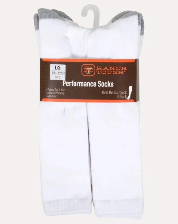 Noble Outfitters Ranch Tough Performance Socks 6-Pack