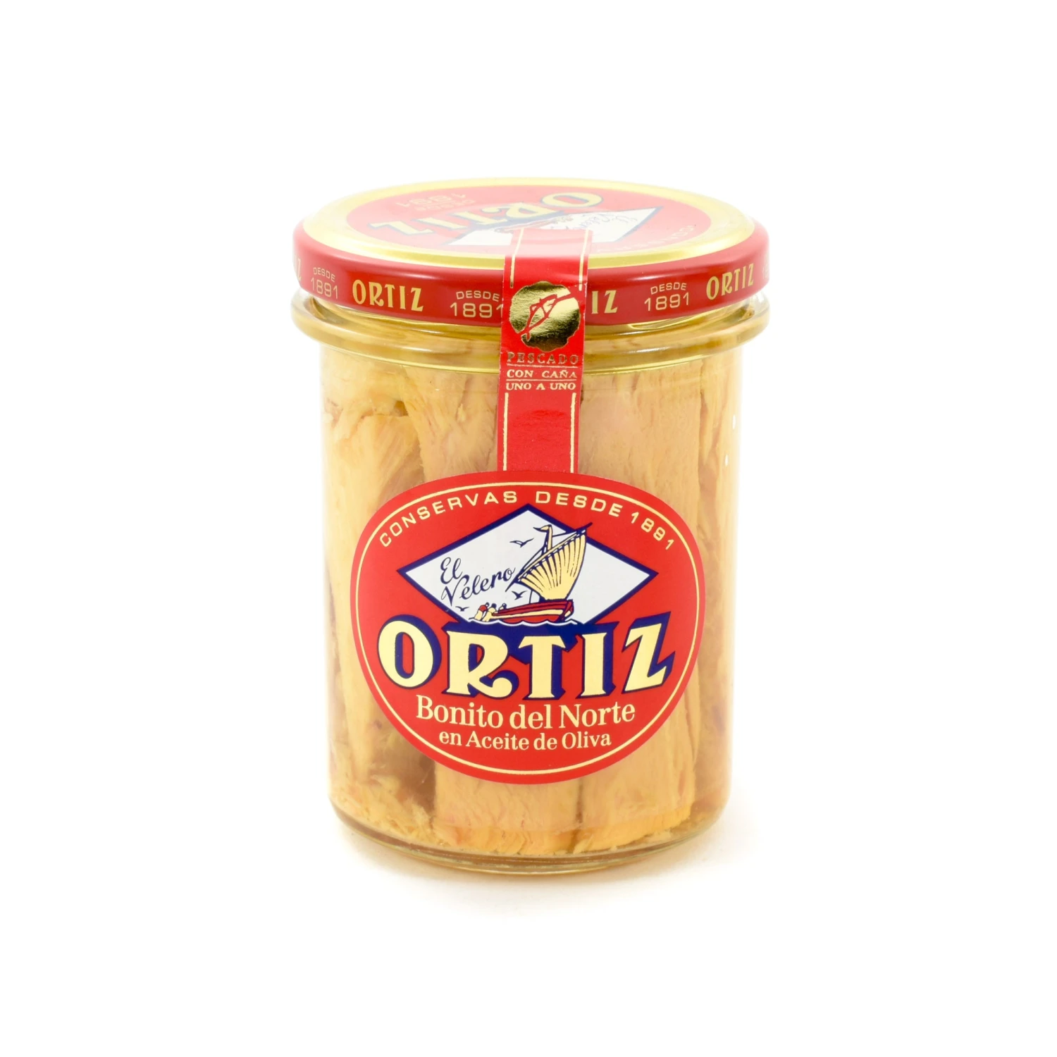 Ortiz Bonito Tuna Fillets in Glass Jar