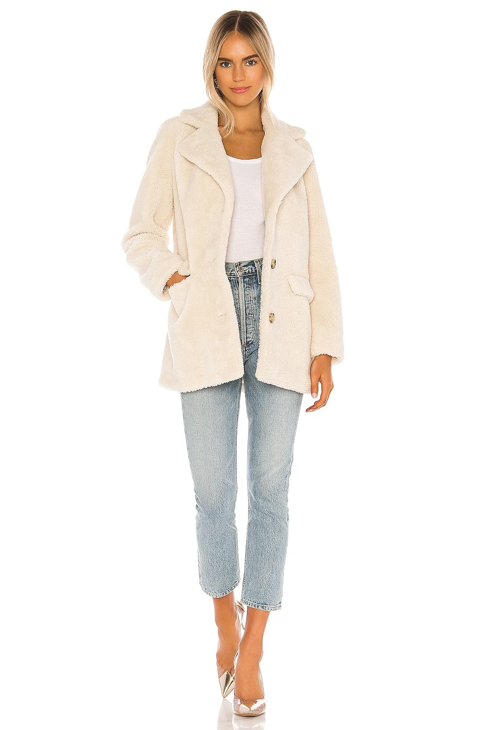 Camila Coelho Katarina Coat Beige