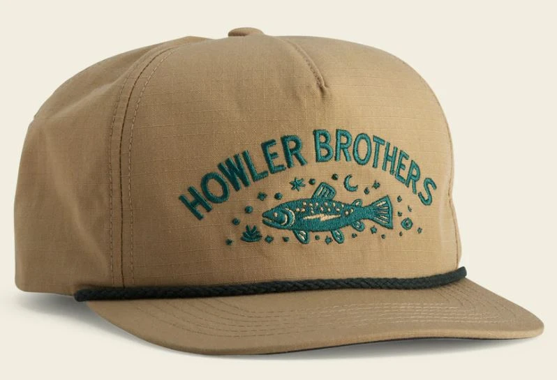 Howler Brothers Creative Creatures Trout Snapback Hat