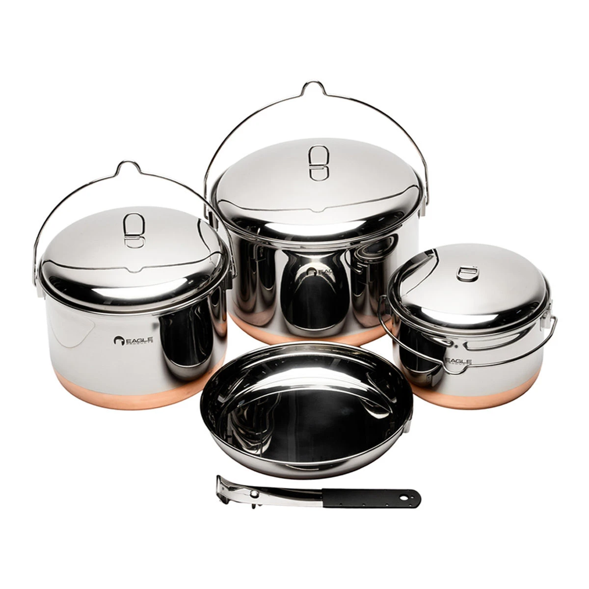 Eagle Products Lavvu cooking set in outdoor setting