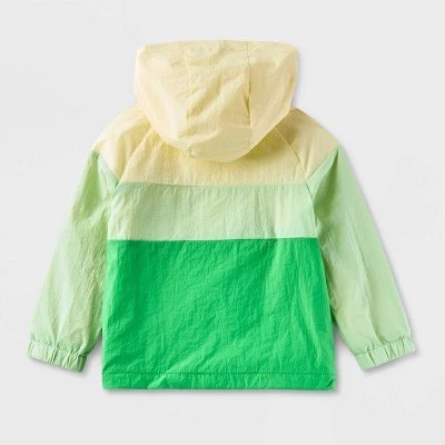 Toddler Lined Colorblock Anorak Jacket