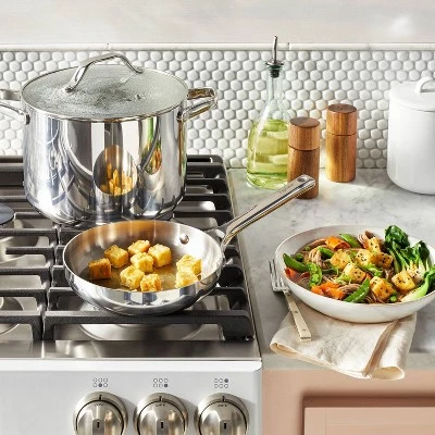 Figmint 8-Inch Stainless Steel Frypan