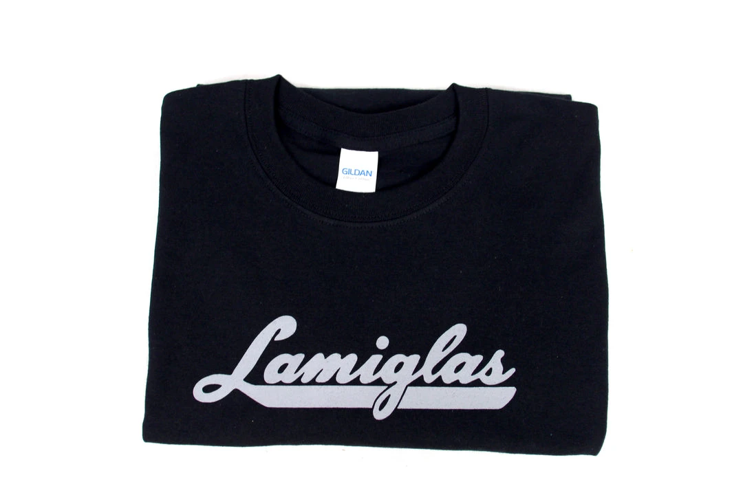 Lamiglas Black T-Shirt with Grey Logo