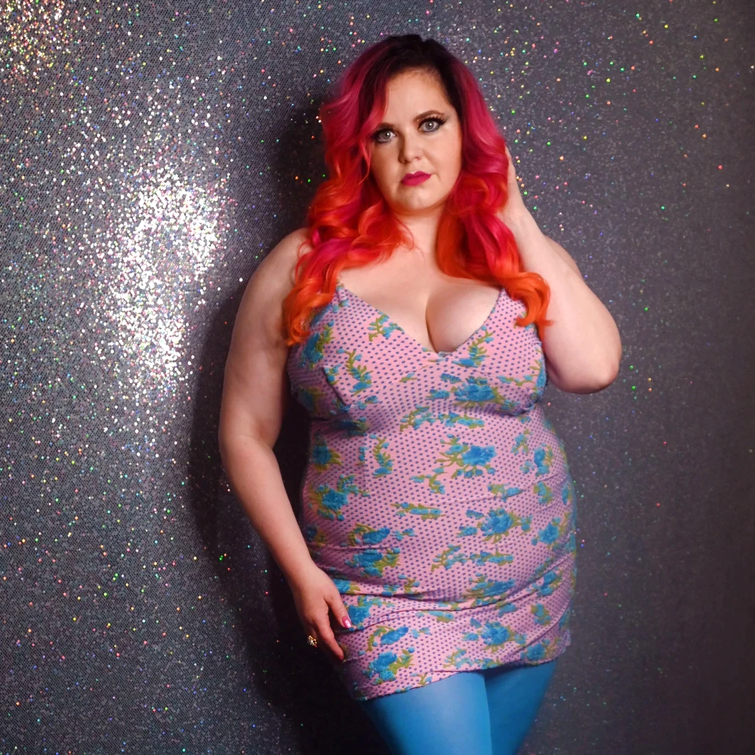 Wax Poetic Lydia Floral Tufted Knit Slip Dress