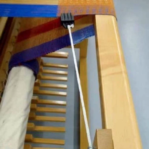 Leclerc Clip Temple Kit in use on loom