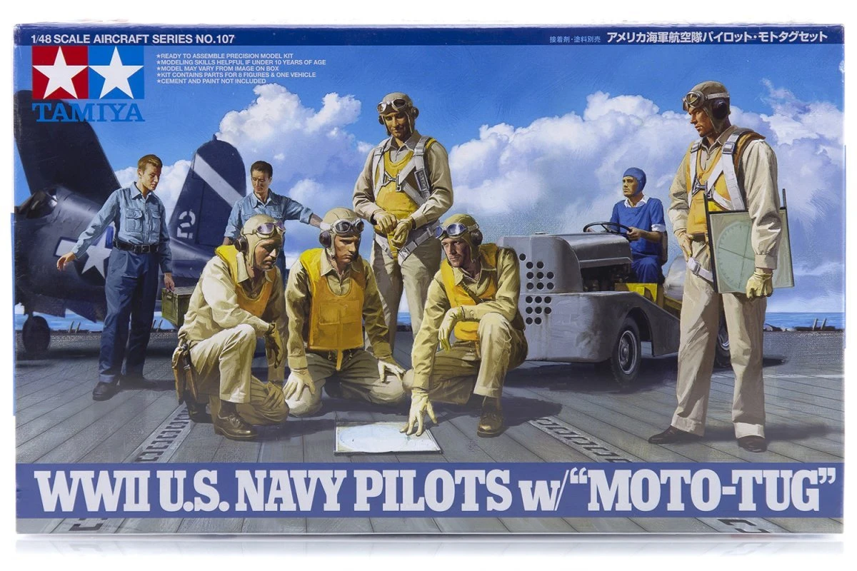 Tamiya 1/48 U.S. WWII Navy Pilot Set