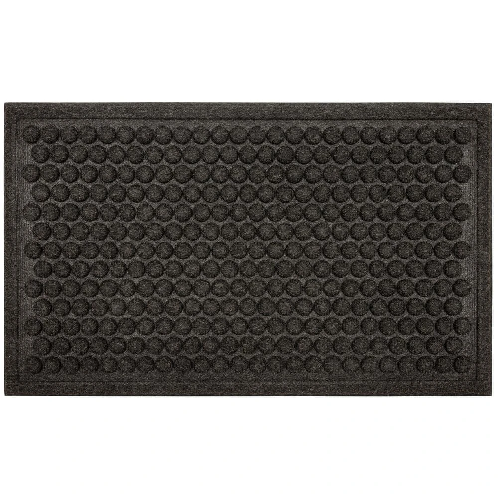 Dots Charcoal Door Mat by Mohawk Home