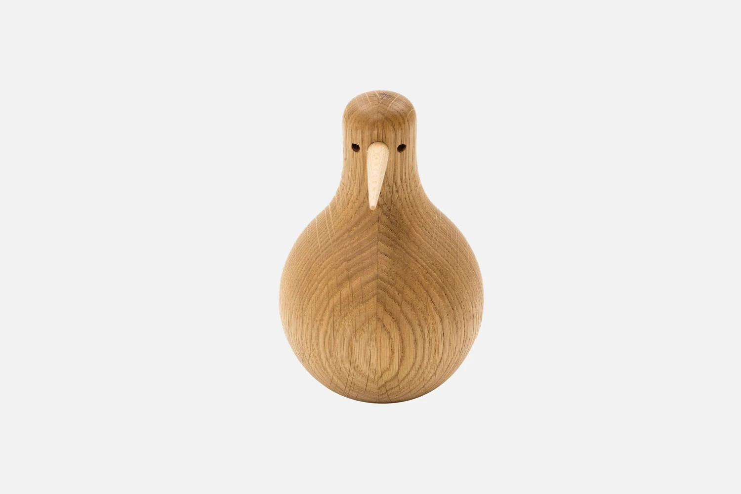 Turned Bird Kiwi wooden sculpture