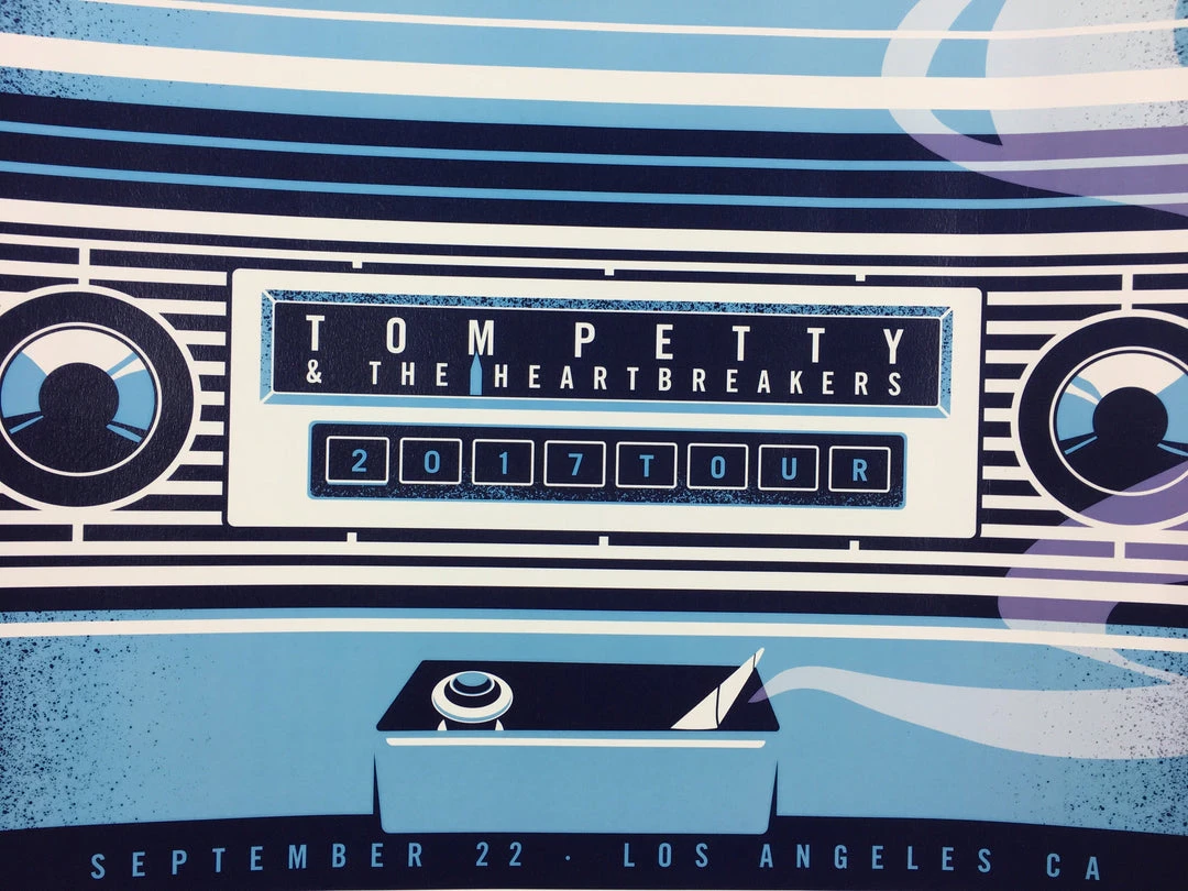 Tom Petty 40th Anniversary Tour Poster by Dan Stiles